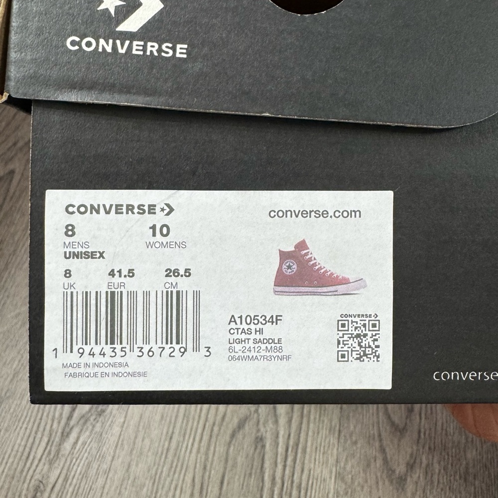 Converse Pink High-Top Sneakers - Picture 4 of 4